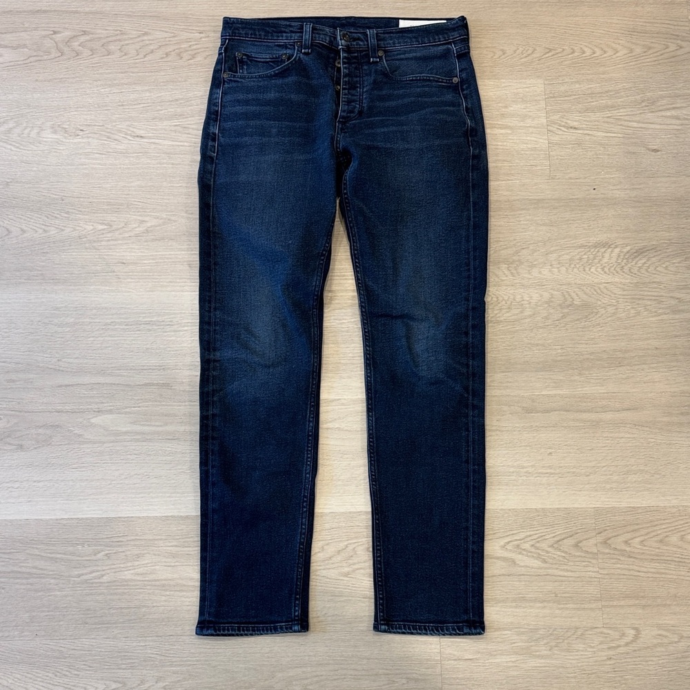 rag & bone Men's fit 2 slim 30W x 32L Deep Indigo Jeans